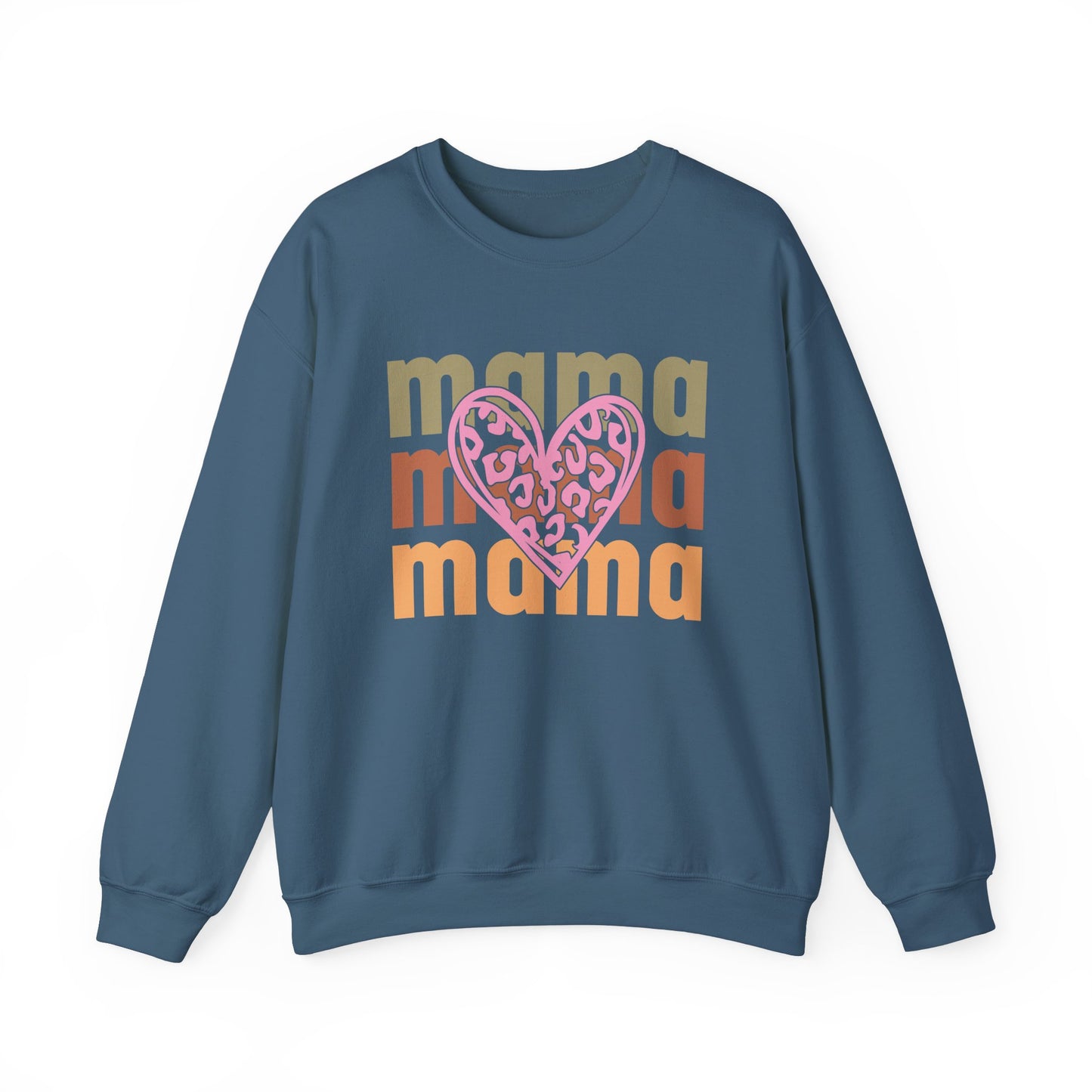 Mama Love Crewneck Sweatshirt - Cozy Pullover for Moms