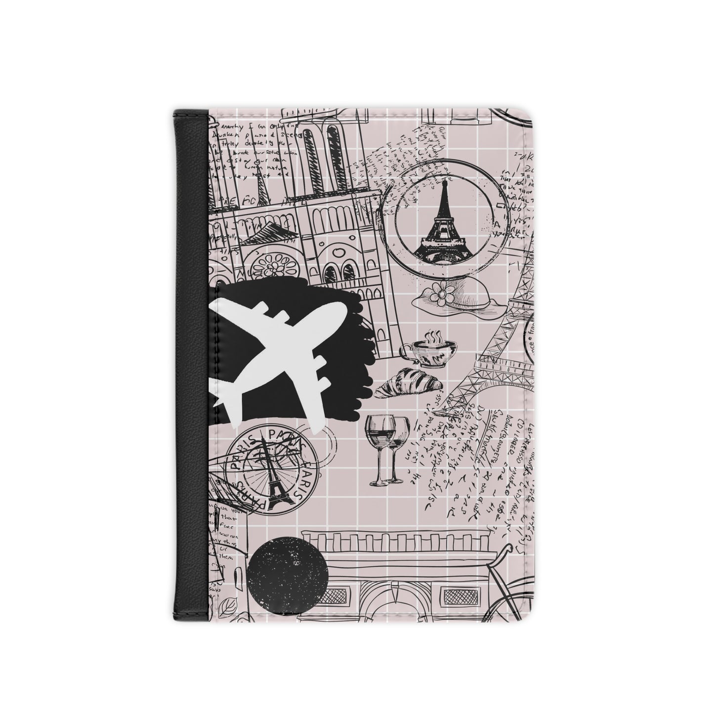 Vintage Travel-Themed Passport Cover | Adventure Awaits Design | Perfect for Wanderlust Travelers