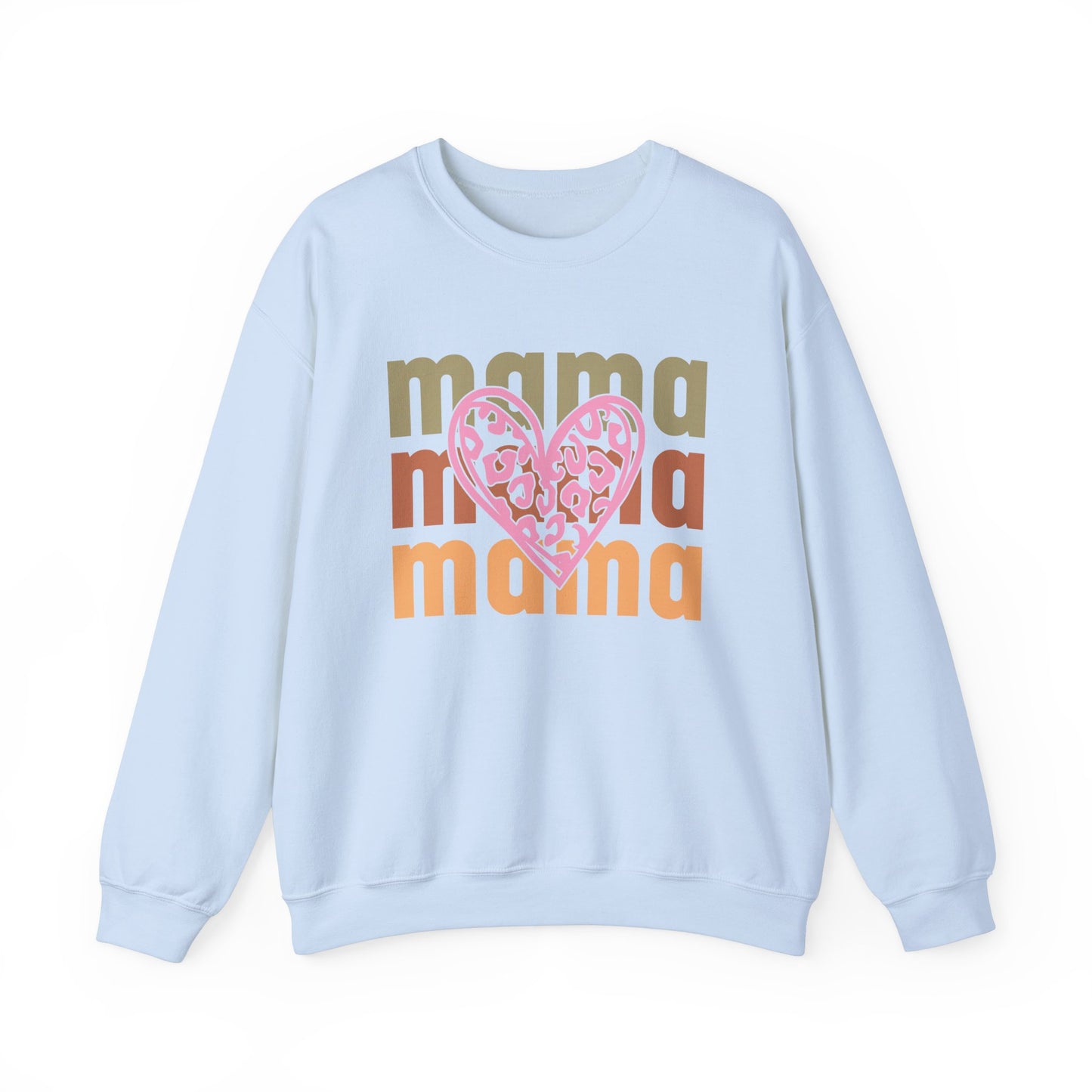 Mama Love Crewneck Sweatshirt - Cozy Pullover for Moms