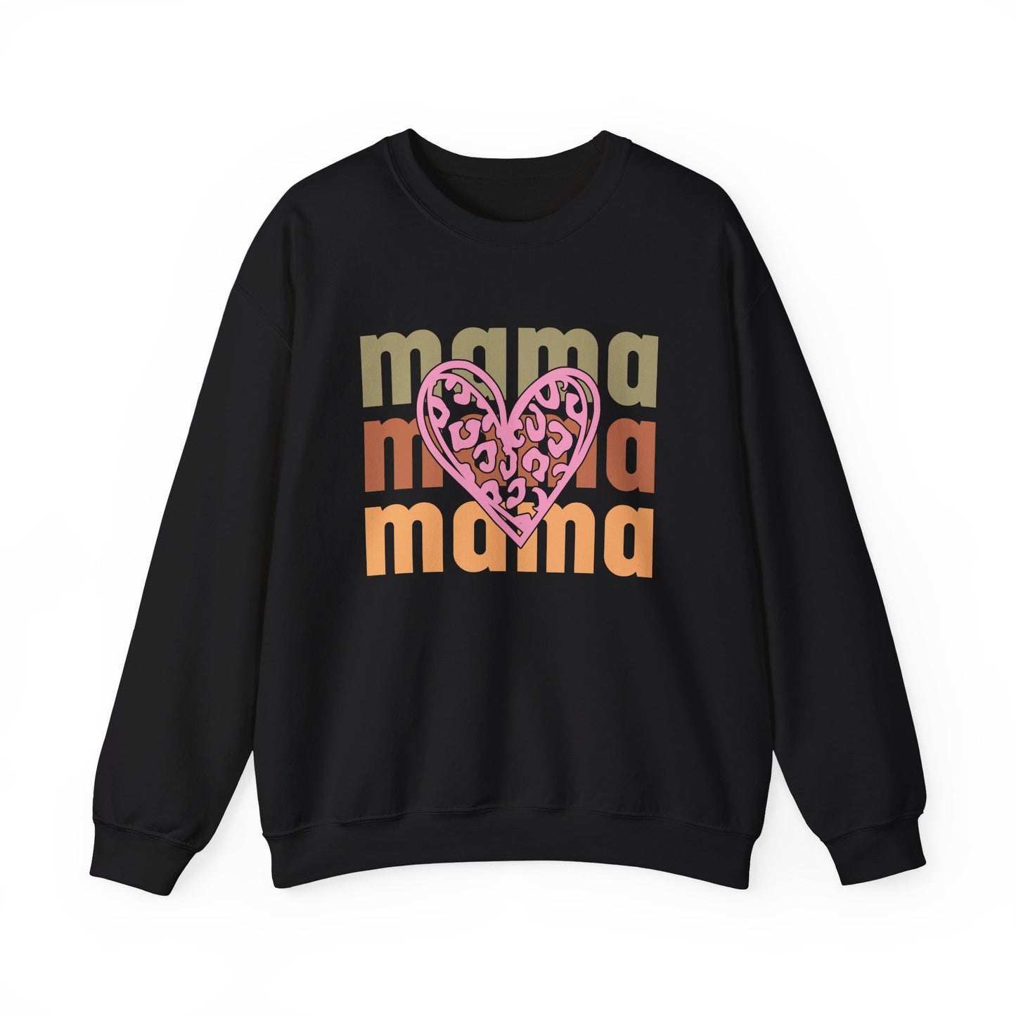 Mama Love Crewneck Sweatshirt - Cozy Pullover for Moms