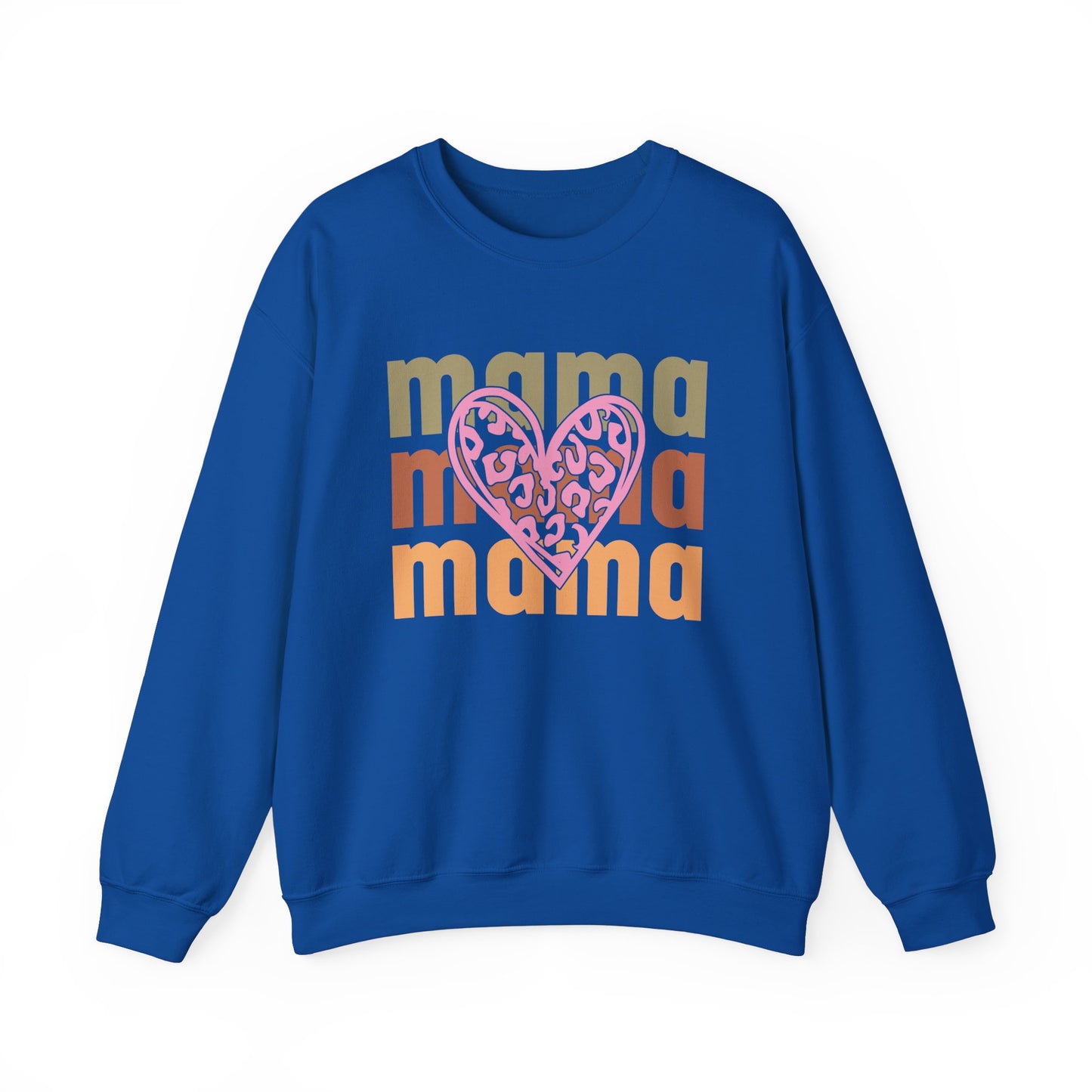 Mama Love Crewneck Sweatshirt - Cozy Pullover for Moms