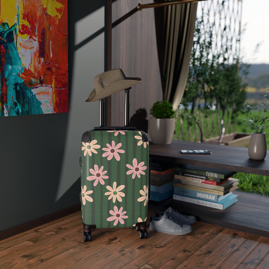Floral Pattern Suitcase for Stylish Travelers