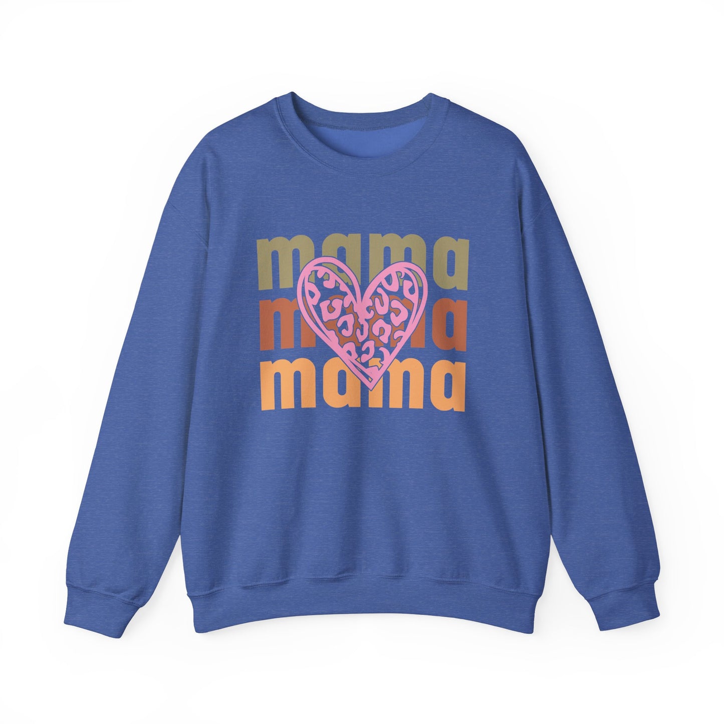 Mama Love Crewneck Sweatshirt - Cozy Pullover for Moms