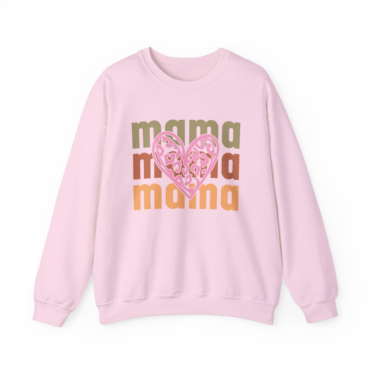 Mama Love Crewneck Sweatshirt - Cozy Pullover for Moms