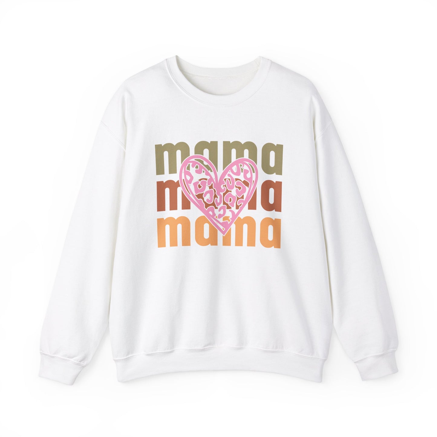 Mama Love Crewneck Sweatshirt - Cozy Pullover for Moms